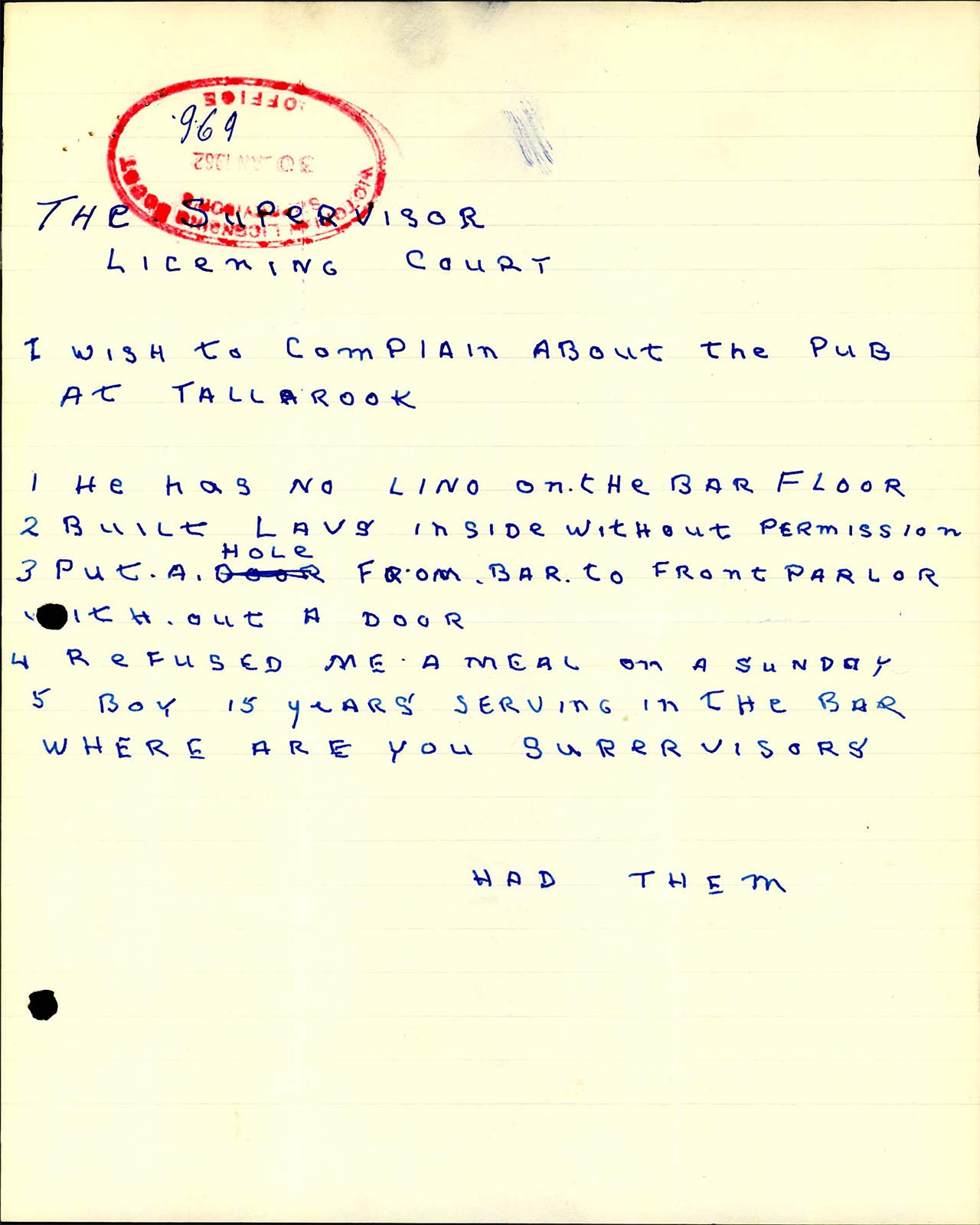 Image credit: Public Records Office